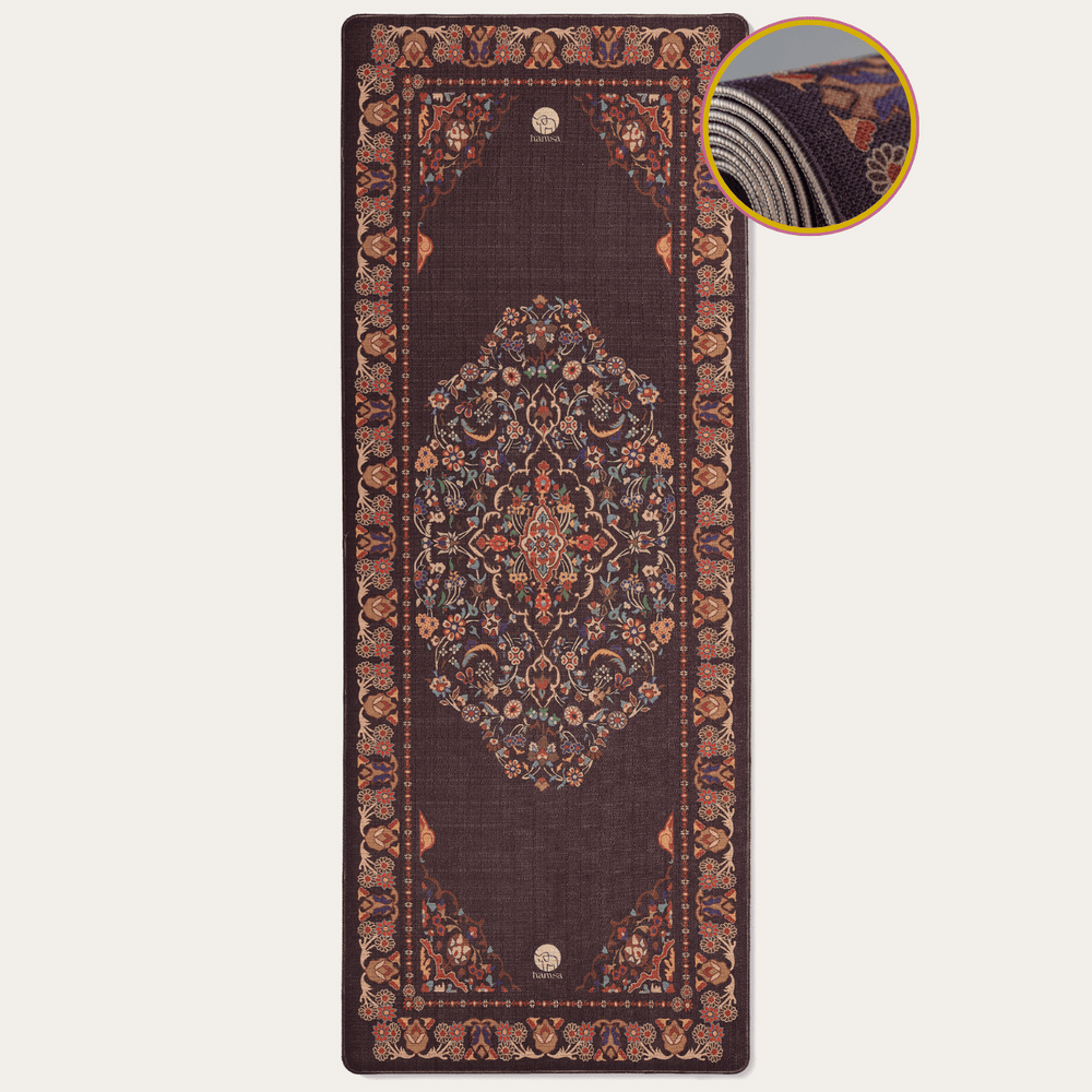 Hamsa Elephants organic yoga mat Hamsa Yoga Ayurveda