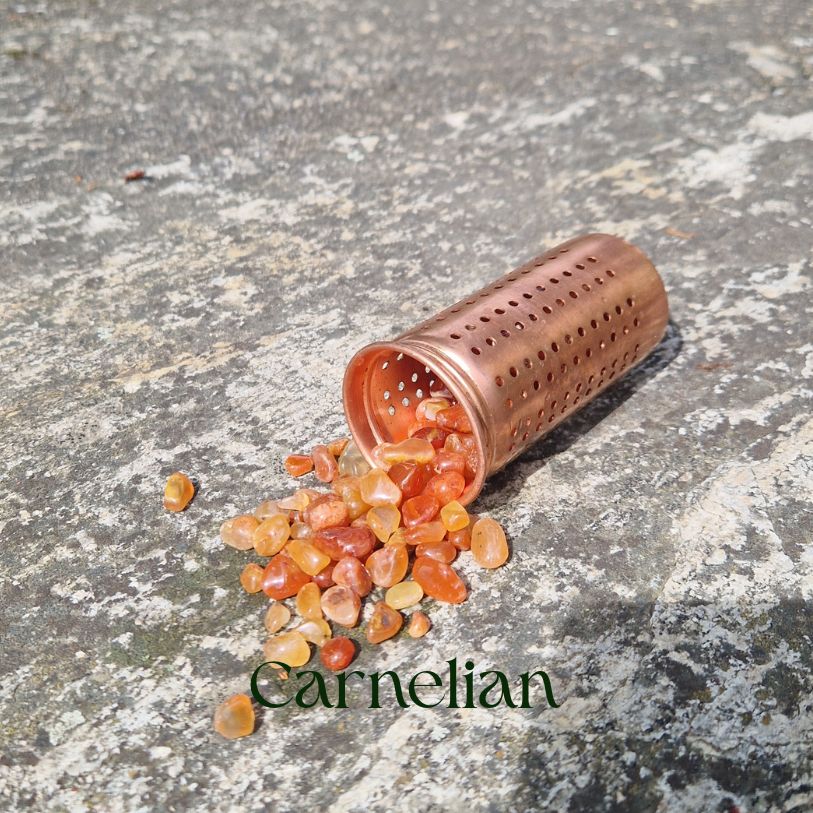 Roter Karneol – Vitalität, Kreativität und Lebensfreude