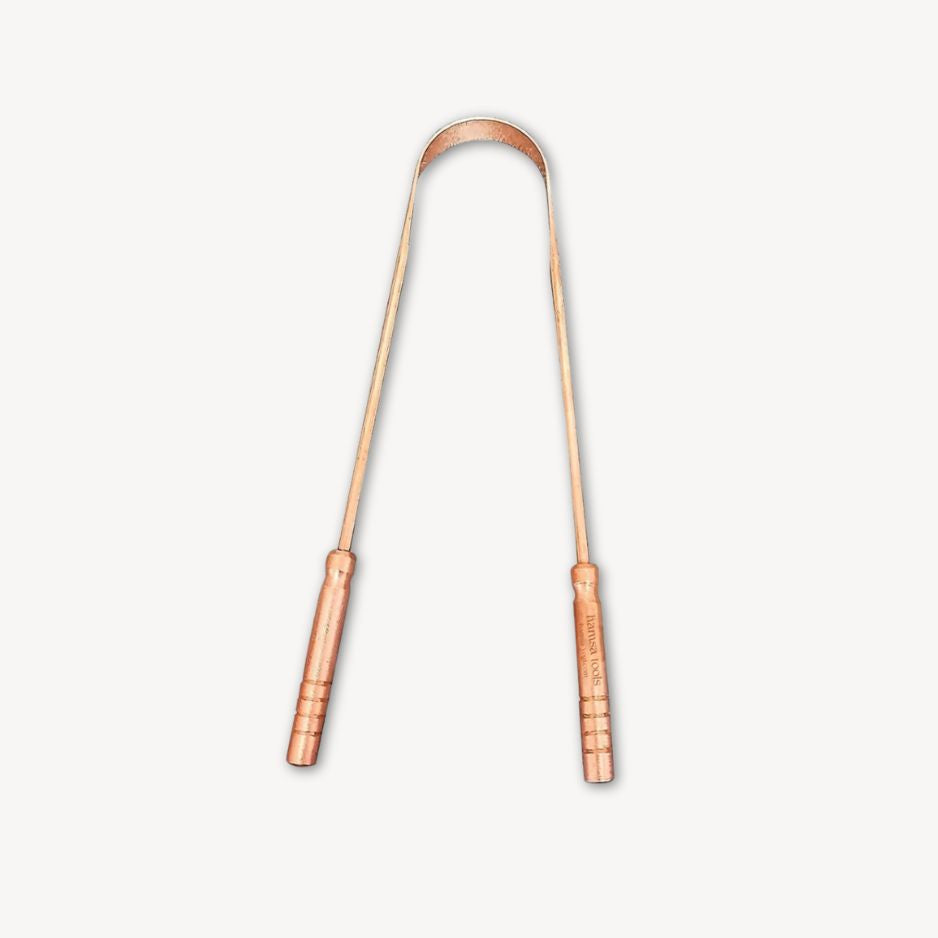 Ayurvedischer Kupfer-Zungenschaber