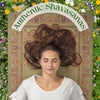 Shavasana auf natuerlicher Yogamatte für Entspannung