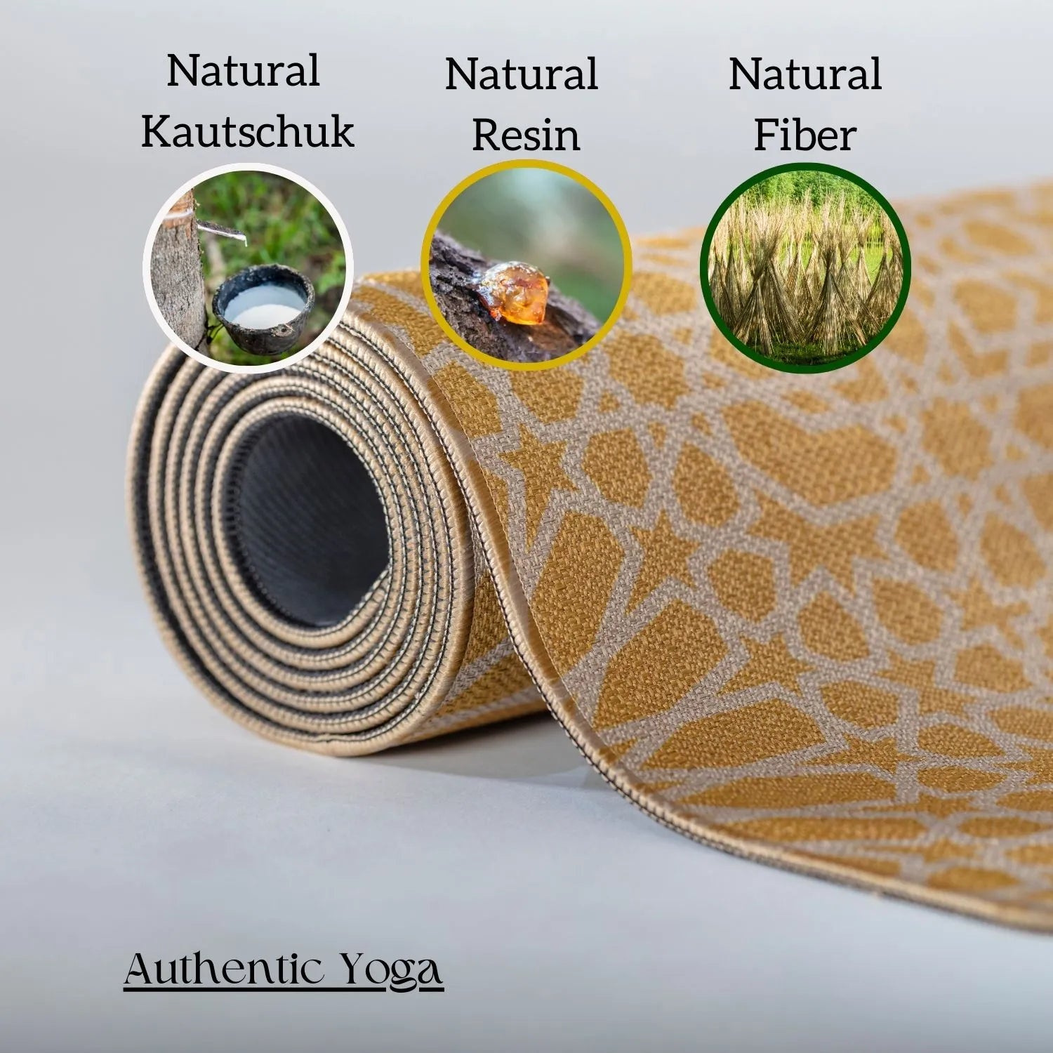 Nachhaltige Yogamatte aus Naturkautschuk
