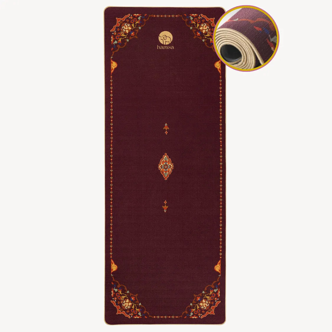 Rutschfeste eco Yogamatte Shakti in Violett